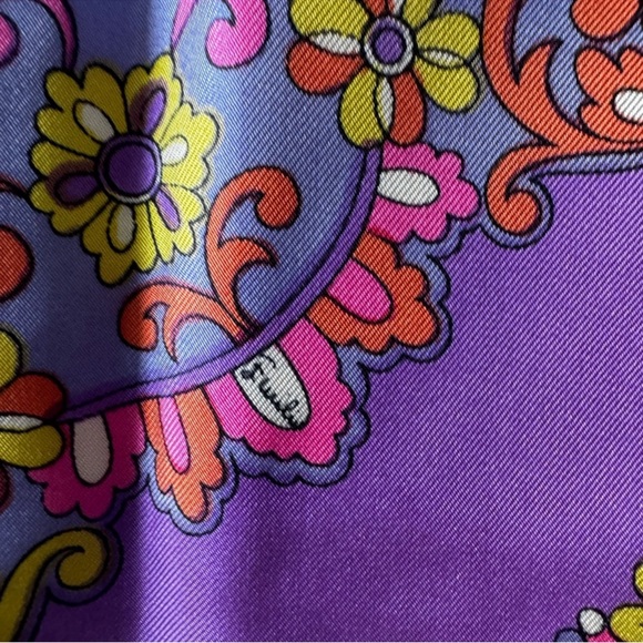 Vintage Emilio Pucci Silk Print Scarf - Picture 8 of 8